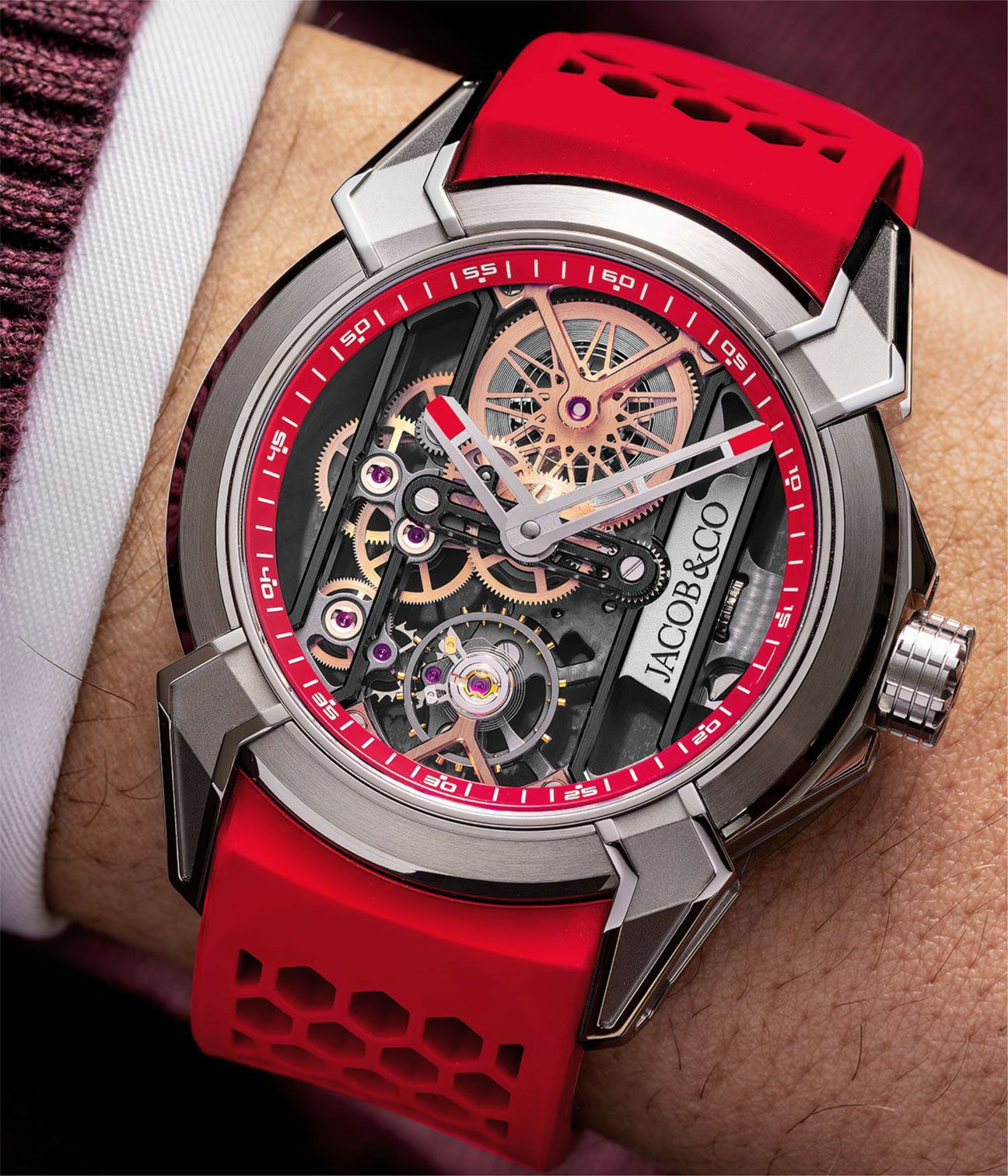 Jacob & Co. Epic X Titanium Red